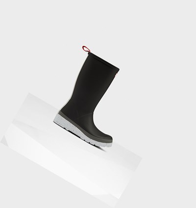Black / Grey Hunter Original Tall Speckle Rain Women's Play Boots | 789FXPWIH