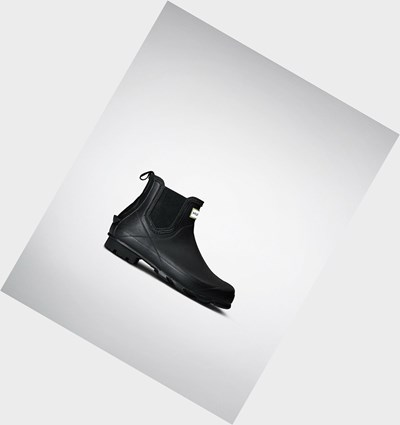 Black Hunter Norris Field Men's Chelsea Boots | 196WHFKAI