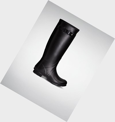 Black Hunter Norris Field Neoprene Lined Women's Rain Boots | 284NOACUM