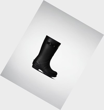 Black Hunter Norris Kids' Rain Boots | 574WVCDZQ