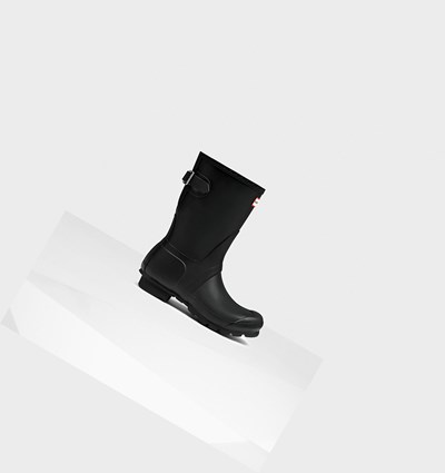 Black Hunter Original Back Adjustable Women's Rain Boots | 521QTSOUK