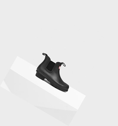 Black Hunter Original Big Kids' Chelsea Boots | 591YGNDIP