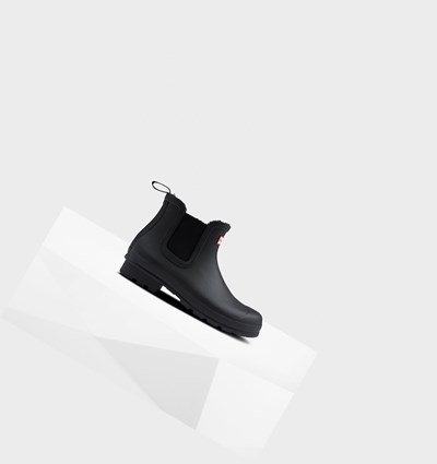 Black Hunter Original Insulated Men's Chelsea Boots | 963KJXBLY
