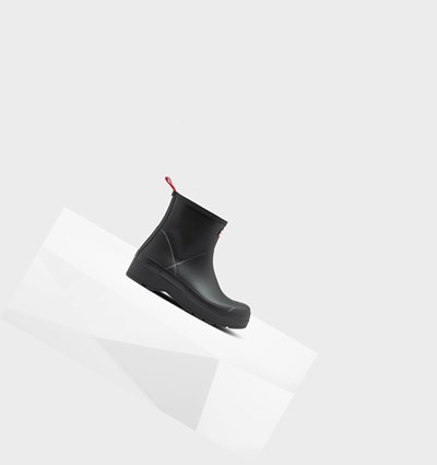 Black Hunter Original Insulated Short Rain Men's Play Boots | 490OYWAPU