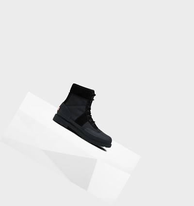 Black Hunter Original Insulateds Men's Ankle Boots | 146VSTECZ