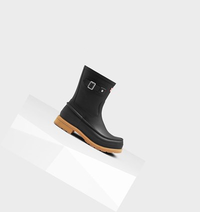 Black Hunter Original Moc Toe Men's Rain Boots | 901NAMICP