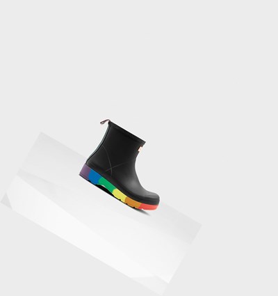 Black Hunter Original Pride Heeled Rain Men's Play Boots | 632JZAKLB