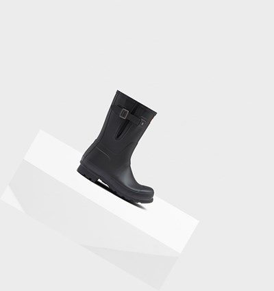 Black Hunter Original Side Adjustable Men's Rain Boots | 419BJUAWK