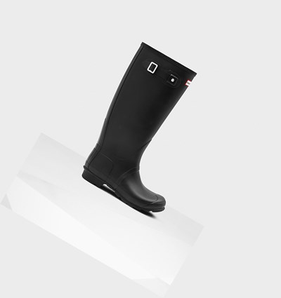 Black Hunter Original Tall Leg Women's Rain Boots | 105EHLYXQ