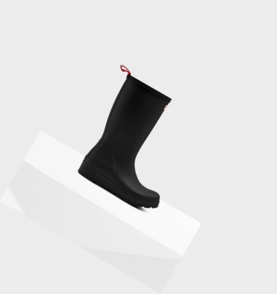 Black Hunter Original Tall Rain Women's Play Boots | 621VDACUR