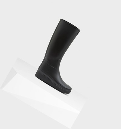 Black Hunter Refined Slim Fit Tall Women's Creeper Boots | 293CYIMTN