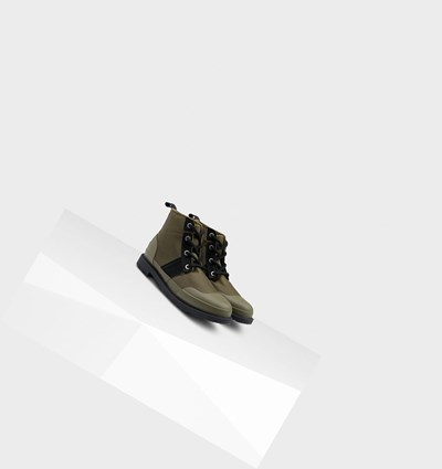 Black / Olive Hunter Original Insulated Ankle Men's Ankle Boots | 457HYVNDT