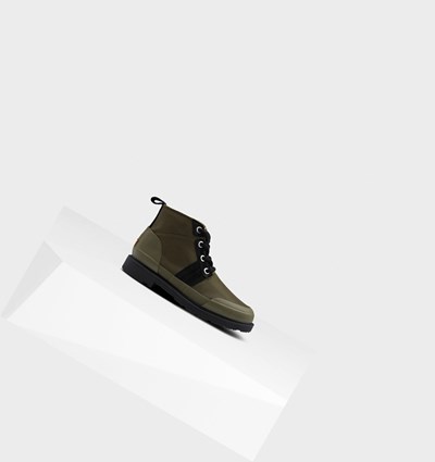 Black / Olive Hunter Original Insulated Ankle Women's Ankle Boots | 937FUVXIC