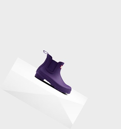 Blue Purple Hunter Original Women's Chelsea Boots | 128TYRLAI