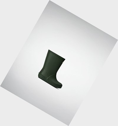 Green Hunter First Norris Kids' Rain Boots | 569JGLUVR
