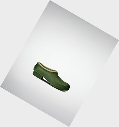 Green Hunter Gardener Men's Clogs | 751QRTFIE