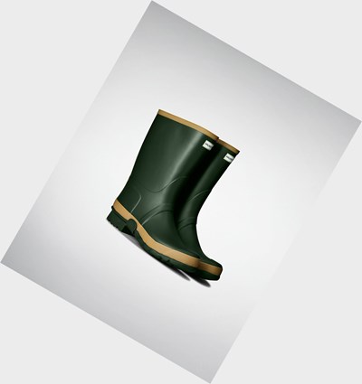 Green Hunter Gardener Men's Rain Boots | 895MUQEYC