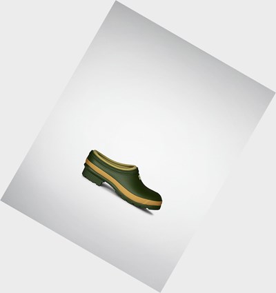 Green Hunter Gardener Women's Clogs | 623QAURFJ