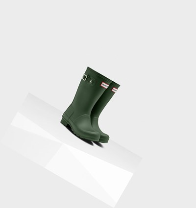 Green Hunter Original Big Kids' Rain Boots | 930EYDHFU