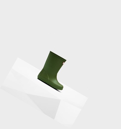 Green Hunter Original First Classic Kids' Rain Boots | 273ZPCKQF