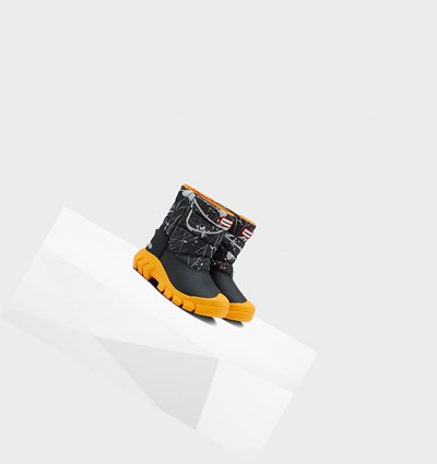 Grey Black Hunter Original Little Insulated Kids' Snow Boots | 270SJOBXF