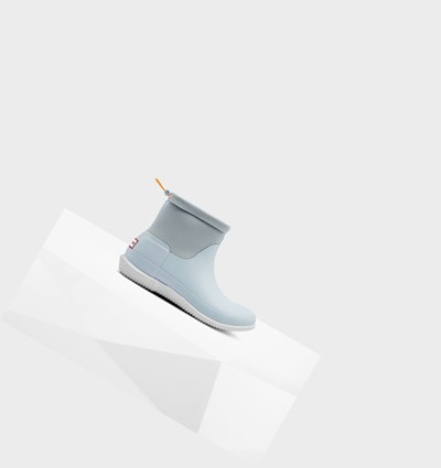 Grey / Blue Hunter Original Short Mesh Boots Women's Sneakers | 904PLZGQO