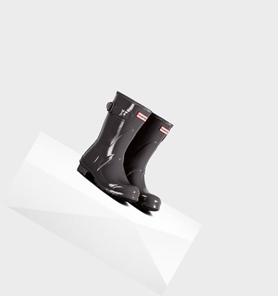 Grey Hunter Original Gloss Women's Rain Boots | 076BTPJYD