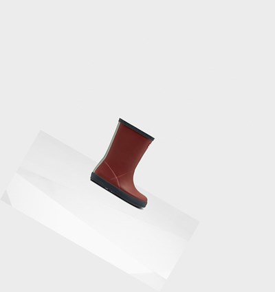 Grey Red / Grey Hunter Original First Classic Kids' Rain Boots | 329RPZKLN