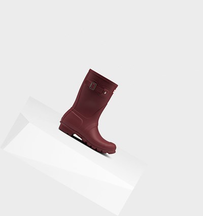 Grey Red Hunter Original Women's Rain Boots | 975AOKCJW