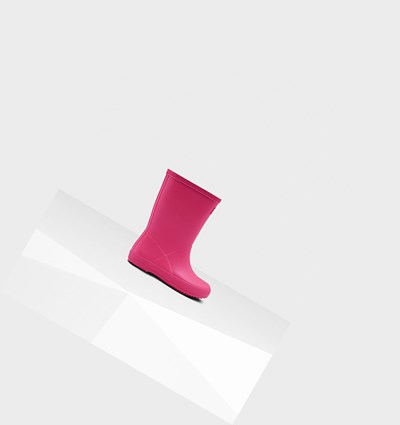 Light Pink Hunter Original First Classic Kids' Rain Boots | 049ZVWTOR