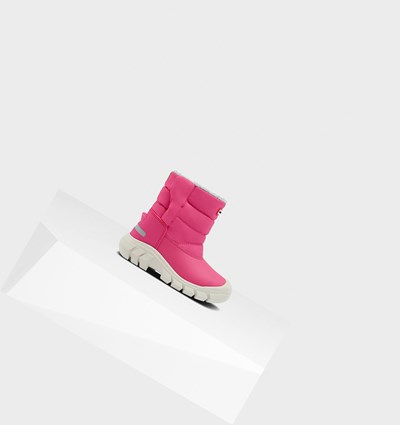 Light Pink Hunter Original Little Insulated Kids' Snow Boots | 607QKHTBP