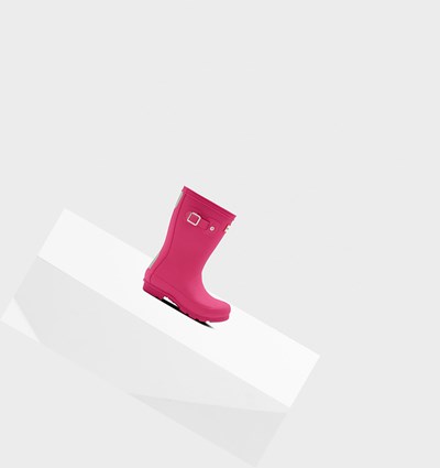 Light Pink Hunter Original Little Kids' Rain Boots | 640NJWSAM