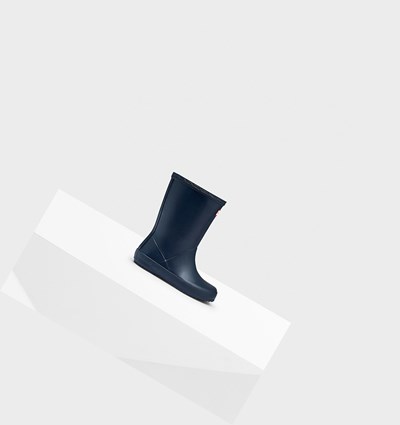 Navy Hunter Original First Classic Kids' Rain Boots | 923ENOUJY