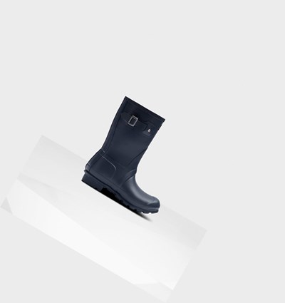 Navy Hunter Original Insulated Women's Rain Boots | 315VOYNGL