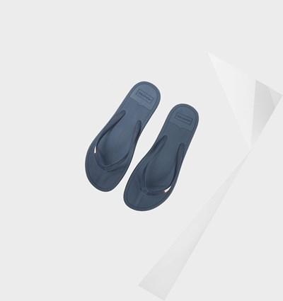 Navy Hunter Original Men's Flip Flops | 308ICTWZR