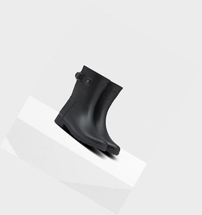 Navy Hunter Refined Slim Fit Women's Rain Boots | 967XEFIBY