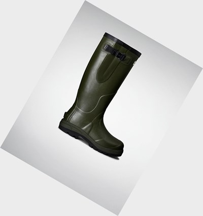 Olive Hunter Balmoral Classic Women's Rain Boots | 632QTNOPF