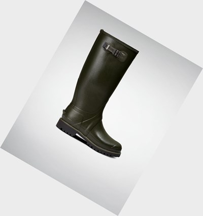 Olive Hunter Balmoral Men's Rain Boots | 367BTGFPV