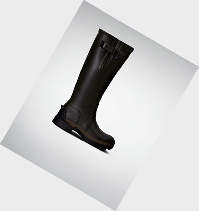 Olive Hunter Balmoral Side Adjustable 3Mm Neoprene Women's Rain Boots | 824BHRXPK