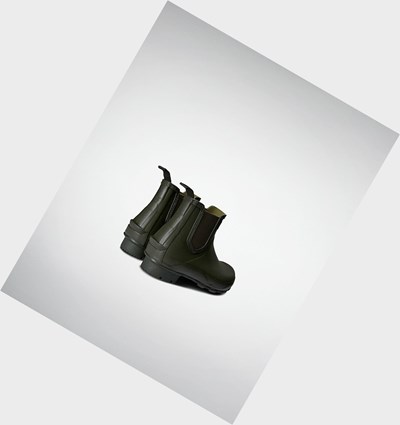 Olive Hunter Norris Field Men's Chelsea Boots | 039EHQSMT