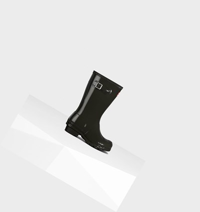 Olive Hunter Original Big Gloss Kids' Rain Boots | 345IYDBKJ