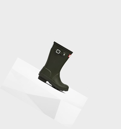 Olive Hunter Original Big Kids' Rain Boots | 795AUMFYH