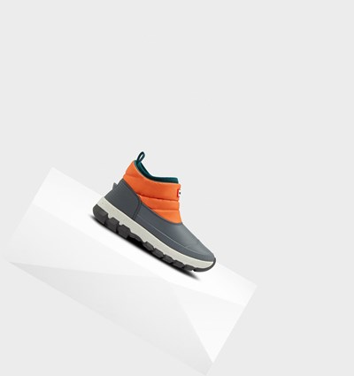 Orange Hunter Original Insulated Ankle Women's Snow Boots | 236EGLFPT
