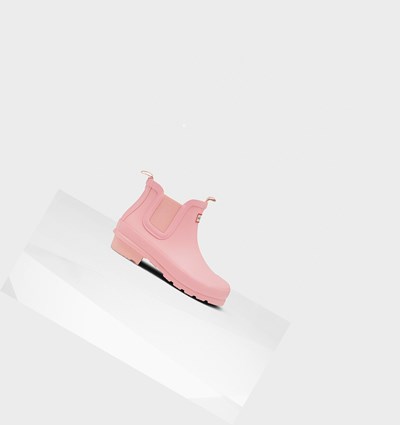 Pink Hunter Original Big Kids' Chelsea Boots | 935HYTXNL