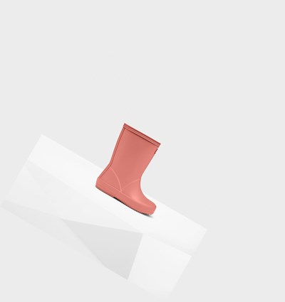 Pink Hunter Original First Classic Kids' Rain Boots | 410XGSORH
