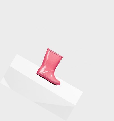 Pink Hunter Original First Classic Starcloud Kids' Rain Boots | 820ZBVOJT