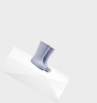 Purple Hunter Original First Classic Kids' Rain Boots | 035ENMZTI