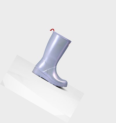 Purple Hunter Original Tall Nebula Rain Women's Play Boots | 125XVIFSO