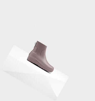 Purple Hunter Refined Slim Fit Neoprene Chelsea Women's Creeper Boots | 975HIQPFW