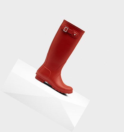 Red Hunter Original Women's Rain Boots | 394JHIFZS